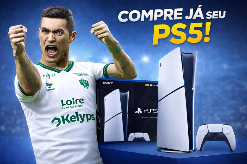 PlayStation 5 Edição Digital 825GB ! NOVO LACRADO ! Envio no Mesmo dia !