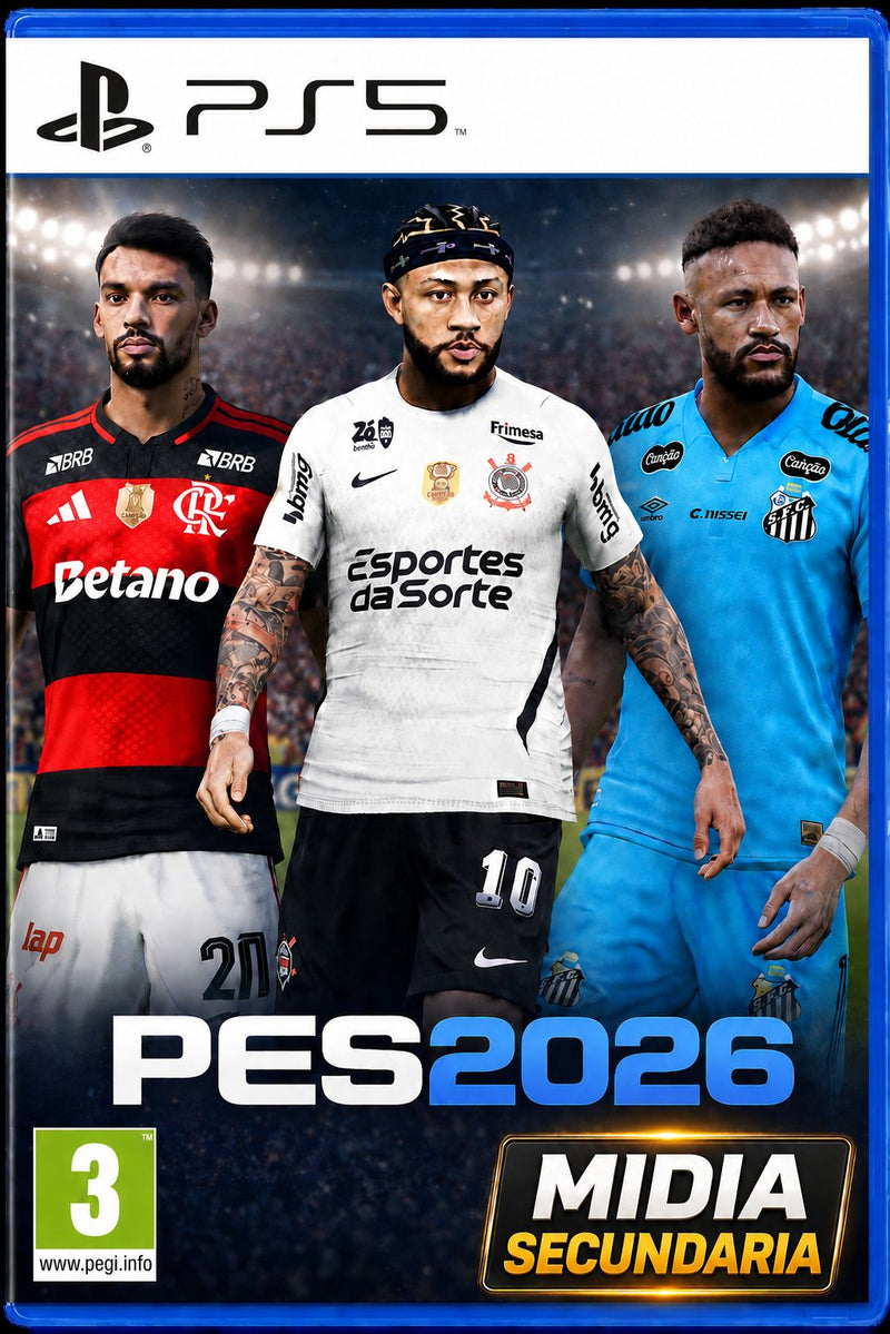 PES 2026 PS5 I ATUALIZADO ! Combo pes21+Option file26 ! Secundaria