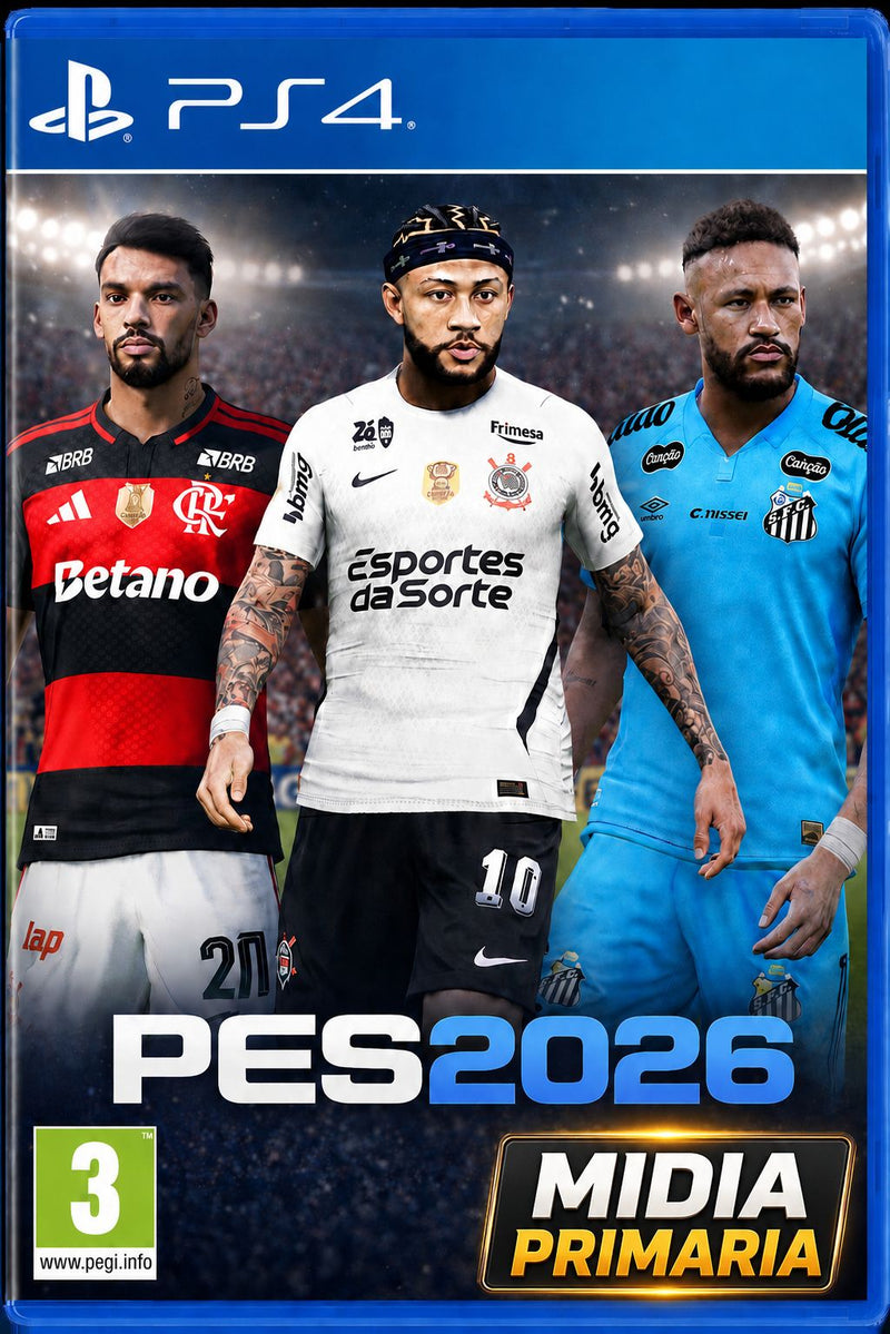 PES 2026 PS4 I ATUALIZADO ! Combo pes21+Option file26 ! Primaria